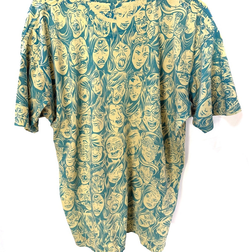 Threadless Graphic Tee, Comic Art Faces, Artist R… - image 8